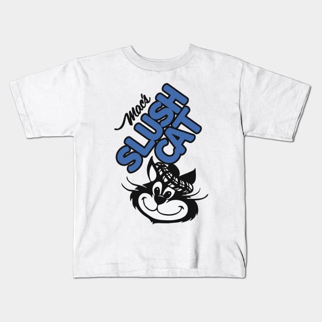 Mac's Slush Cat Kids T-Shirt by DCMiller01